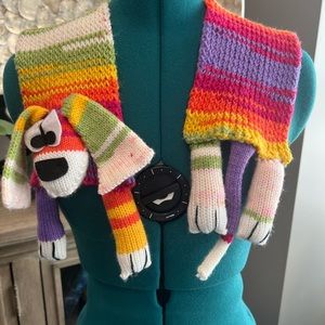 😍😍 Cute handmade puppy dog scarf‎